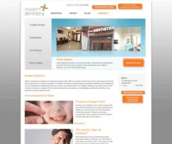 Moderndentistry.com(Modern Dentistry) Screenshot