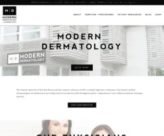 Moderndermct.com(Modern Dermatology of Connecticut) Screenshot