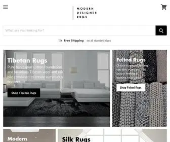 Moderndesignerrugs.com(Modern Designer Rugs) Screenshot