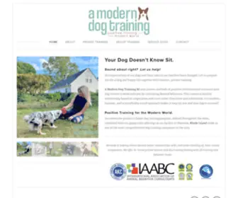 Moderndogri.com(Modern Dog Training RI) Screenshot