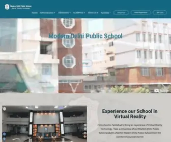 Moderndps89.com(Modern Delhi Public School) Screenshot