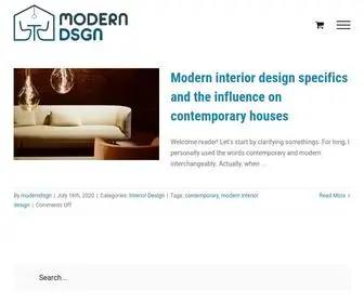 Moderndsgn.com(All aspects of modern design) Screenshot