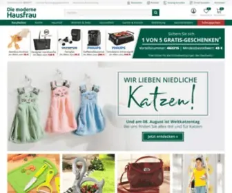 Moderne-Hausfrau.at(Haushaltswaren & Geschenkideen Online Shop) Screenshot