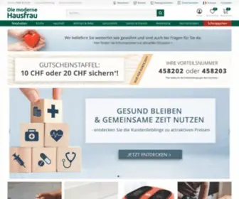 Moderne-Hausfrau.ch(Haushaltswaren & Geschenkideen Online Shop) Screenshot