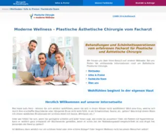 Moderne-Wellness.de(Schönheitsoperation) Screenshot