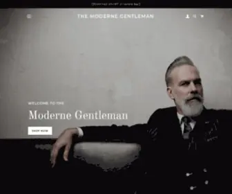 Modernegentleman.com(The Moderne Gentleman) Screenshot