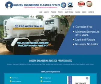 Modernengineeringplastics.com(Modern Engineering Plastics Pvt Ltd) Screenshot