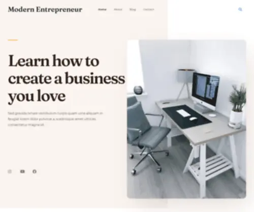 Modernentrepreneur.online(Modern Entrepreneur) Screenshot