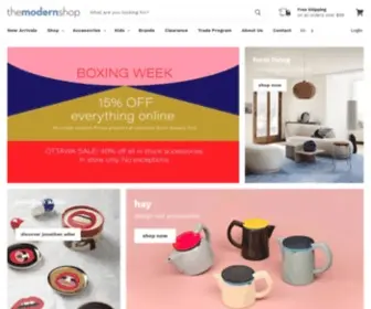 Moderneshop.com(The Modern Shop) Screenshot