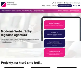 Modernewebstranky.sk(Tvorba webstránok) Screenshot