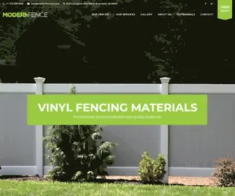 Modernfenceco.com(Vinyl & Aluminium Fence Installation NJ) Screenshot