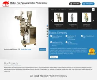 Modernflexipackaging.com(Modern Flexi Packaging System Private Limited) Screenshot