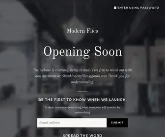 Modernflies.com(Modern Flies) Screenshot