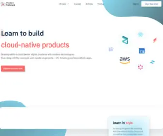 Modernfullstack.com(Learn Cloud) Screenshot