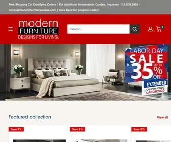 Modernfurnitureonline.com(Modern Furniture NYC) Screenshot