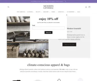 Moderngeneral.com(Modern General®) Screenshot