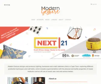 Moderngesture.co.za(Modern Gesture) Screenshot