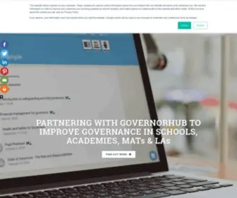 Moderngovernor.com(Modern Governor from Herts for Learning) Screenshot