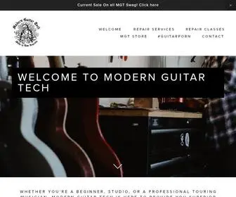 Modernguitartech.com(Modern Guitar Tech) Screenshot