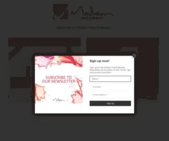 Modernhairbeauty.com(Hair Products & Salon Suppliers in South Africa) Screenshot