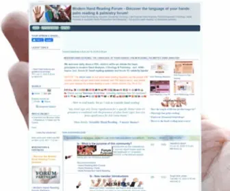 Modernhandreadingforum.com(Hand Reading Forum) Screenshot