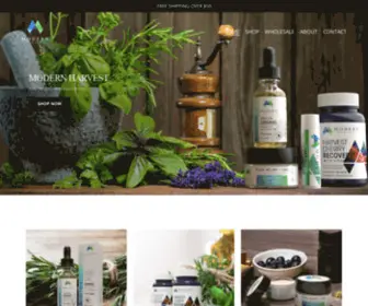 Modernharvest.net(Best Premium CBD Products) Screenshot