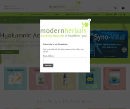 Modernherbals.com(Bot Verification) Screenshot