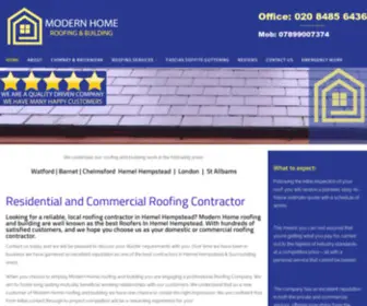 Modernhomeroofingandbuilding.co.uk(Residential and Commercial Modern Home roofing and building) Screenshot