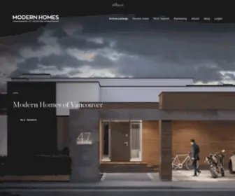 ModernhomesofVancouver.com(Modern Homes of Vancouver) Screenshot