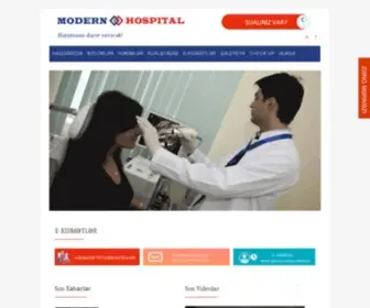 Modernhospital.az(Ana səhifə) Screenshot