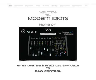 Modernidiots.com(Modern Idiot's Guide to DAW control for Studio One) Screenshot