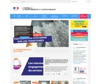 Modernisation.gouv.fr(Le portail de la modernisation de l'action publique) Screenshot