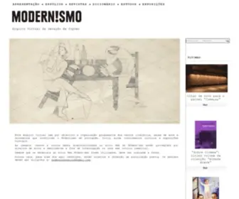 Modernismo.pt(MODERNISMO. Arquivo digital do Movimento Modernista em Portugal. This online archive) Screenshot