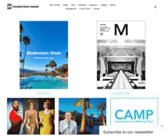 Modernismweek.com(The epicenter for midcentury architecture and design) Screenshot