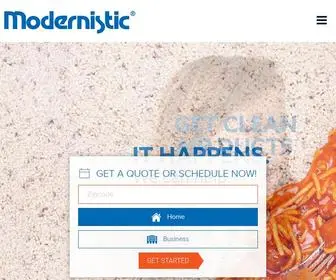 Modernistic.com(Carpet cleaning) Screenshot