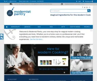 Modernistpantry.com(Modernist Pantry) Screenshot