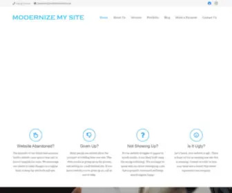 Modernizemysite.net(Creating Better) Screenshot