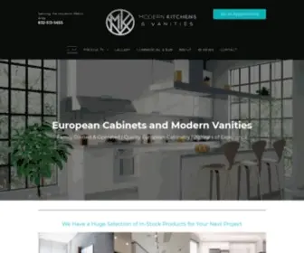 Modernkitchensvanities.com(Modern Kitchens & Vanities) Screenshot