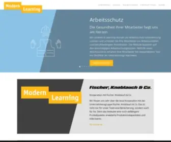 Modernlearning.de(Lernen und Lehren mit neuen Medien) Screenshot