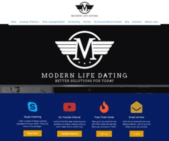 Modernlifedating.com(Dating coach) Screenshot