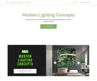 Modernlightingconcepts.com(Modern Lighting Concepts) Screenshot