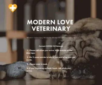 Modernlovevet.com(Modern veterinary medicine meets old fashioned love. North Loop Minneapolis veterinarian: (612)) Screenshot