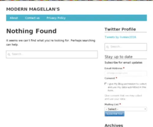 Modernmagellans.com(Modernmagellans) Screenshot