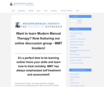 Modernmanualtherapy.com(Modern Manual Therapy Insiders) Screenshot