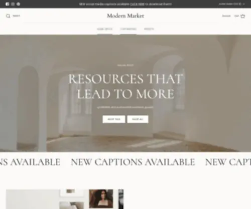 Modernmarketshop.co(Modern Market) Screenshot