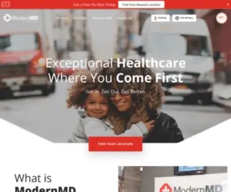 Modernmduc.com(Urgent Care in Brooklyn) Screenshot