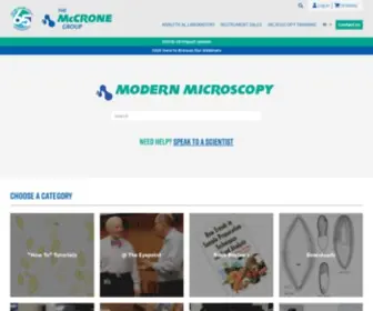 Modernmicroscopy.com(Modern Microscopy) Screenshot