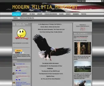 Modernmilitiamovement.com(Modern Militia Movement) Screenshot