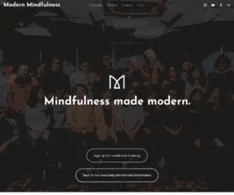 Modernmindfulness.com(Modern Mindfulness) Screenshot