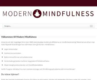 Modernmindfulness.se(Modern Mindfulness) Screenshot